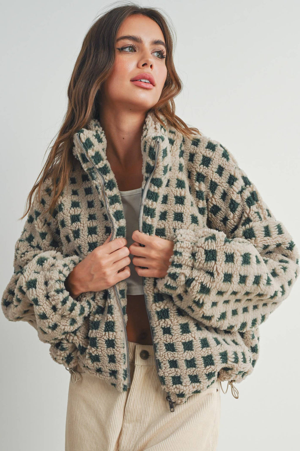 A Breck Check Sherpa
