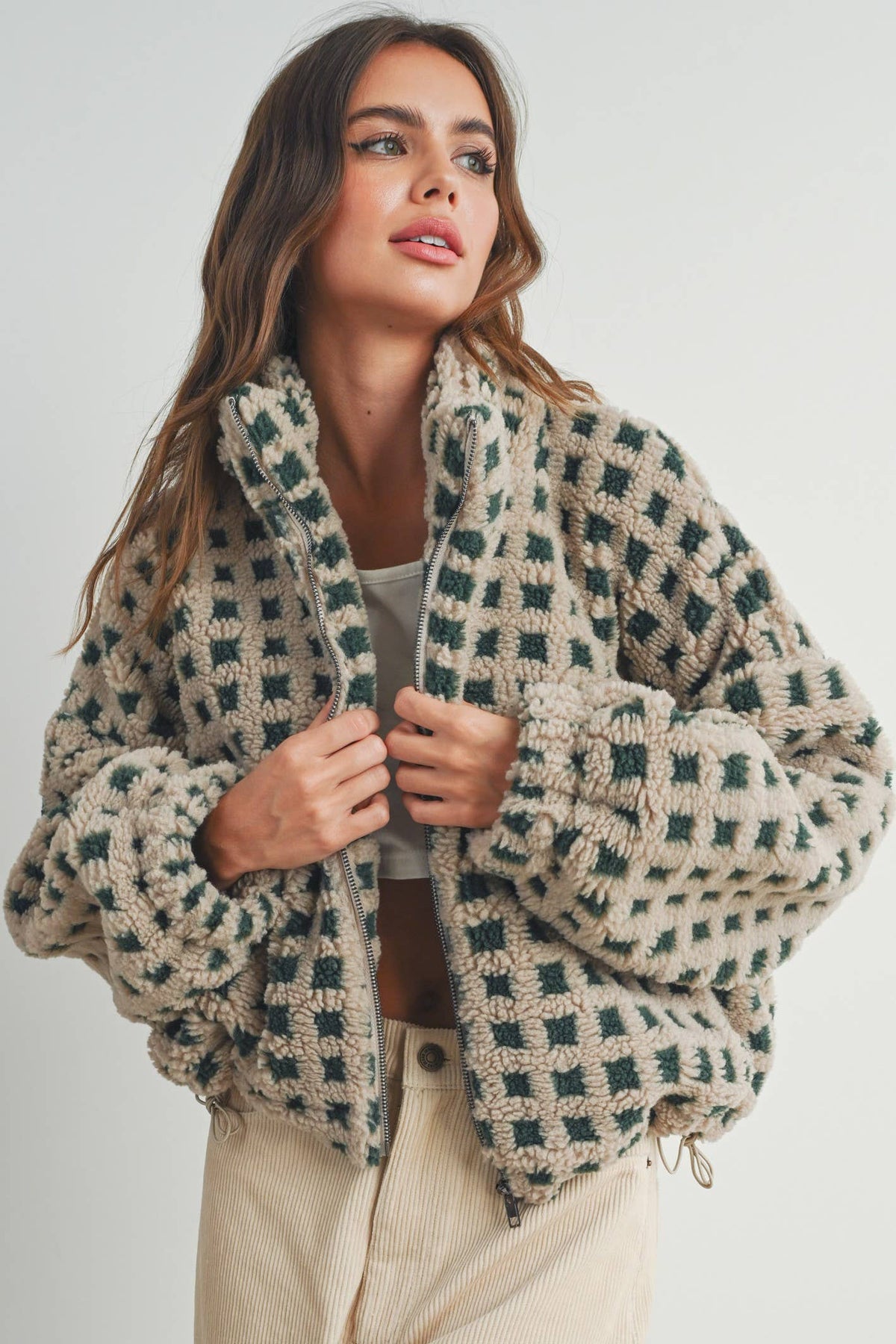 A Breck Check Sherpa