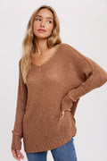 Bluivy - REVERSE SEAM LOOSE FIT SWEATER