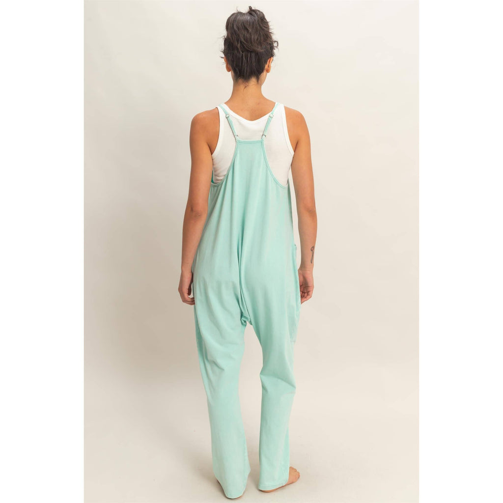 HYFVE - Mineral Wash Spaghetti Strap Jumpsuit