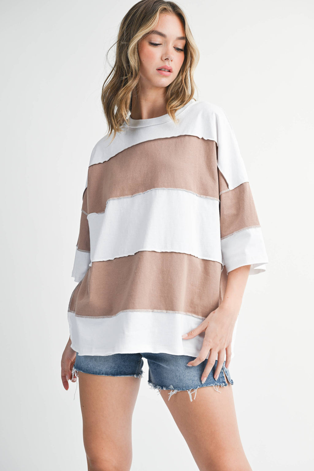Polly Color Block Top