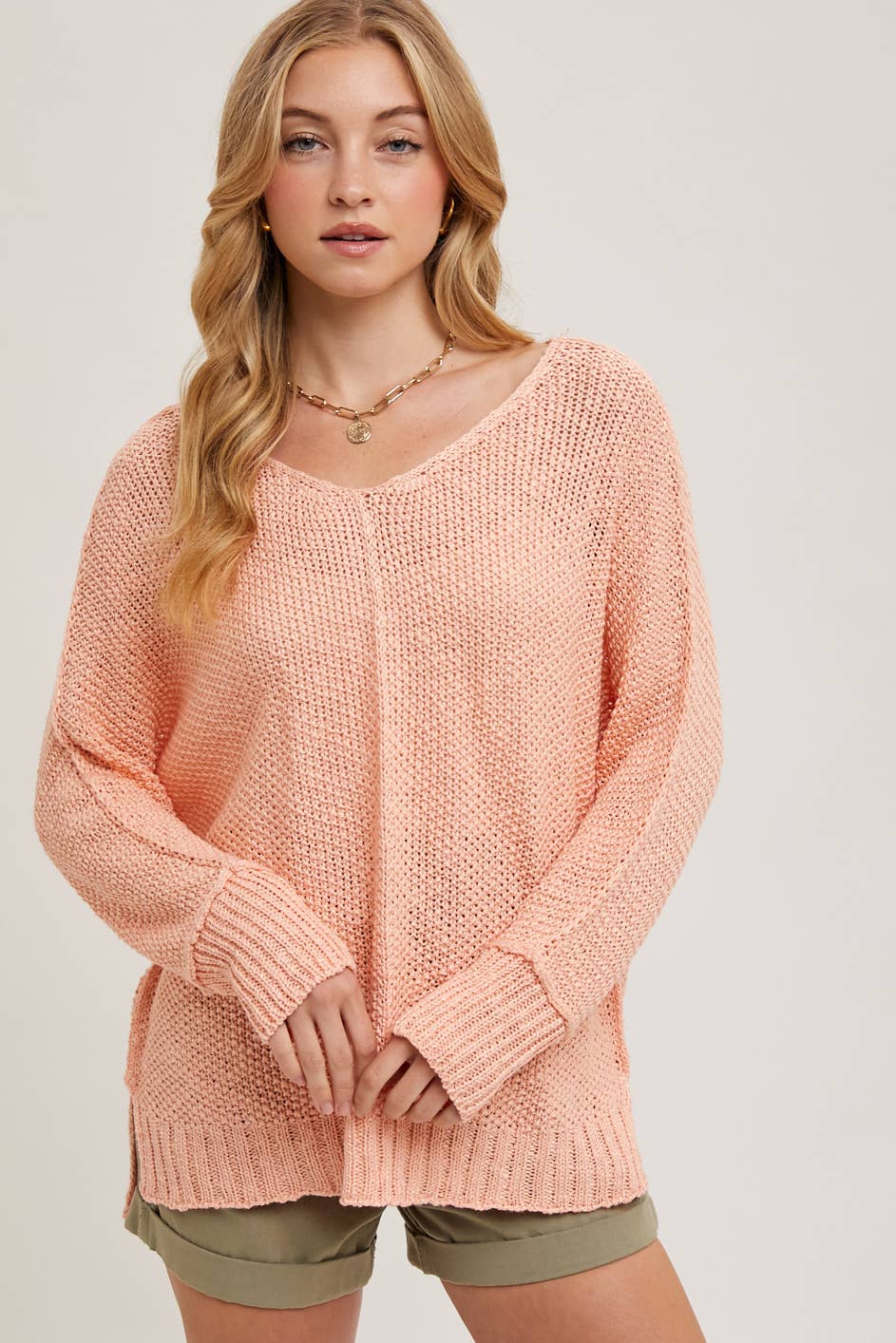 Bluivy - REVERSE SEAM LOOSE FIT SWEATER
