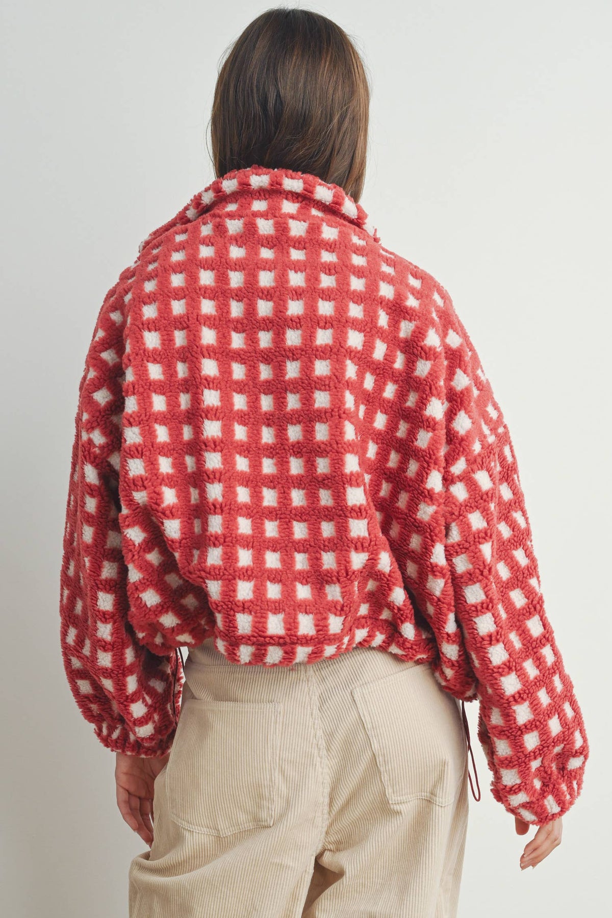 A Breck Check Sherpa