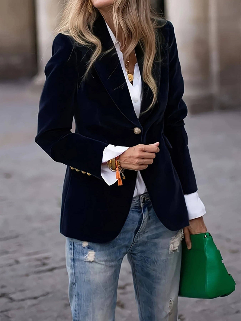 A Velvet Blazer