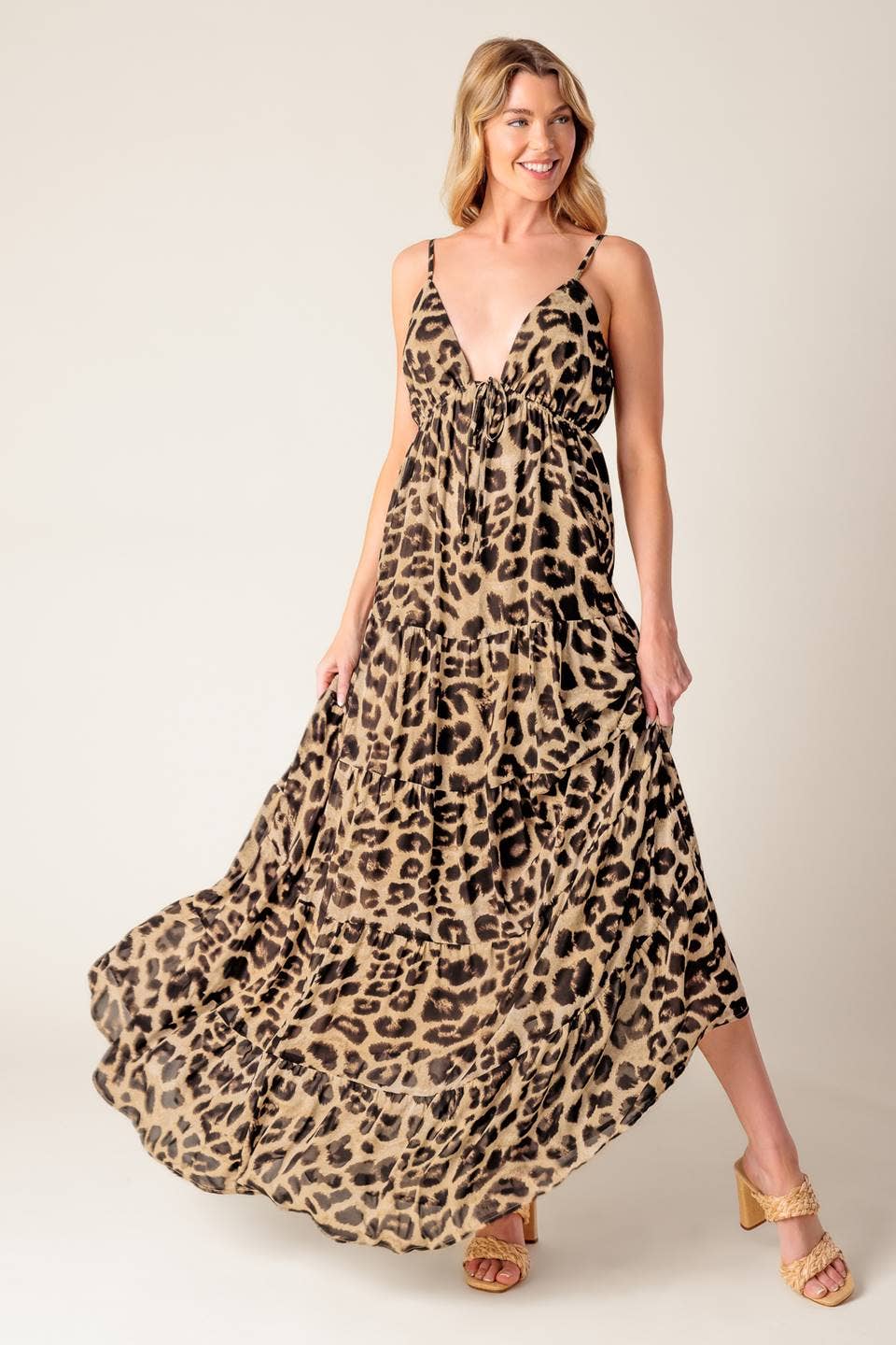FLYING TOMATO - A printed woven maxi dress - ID21952