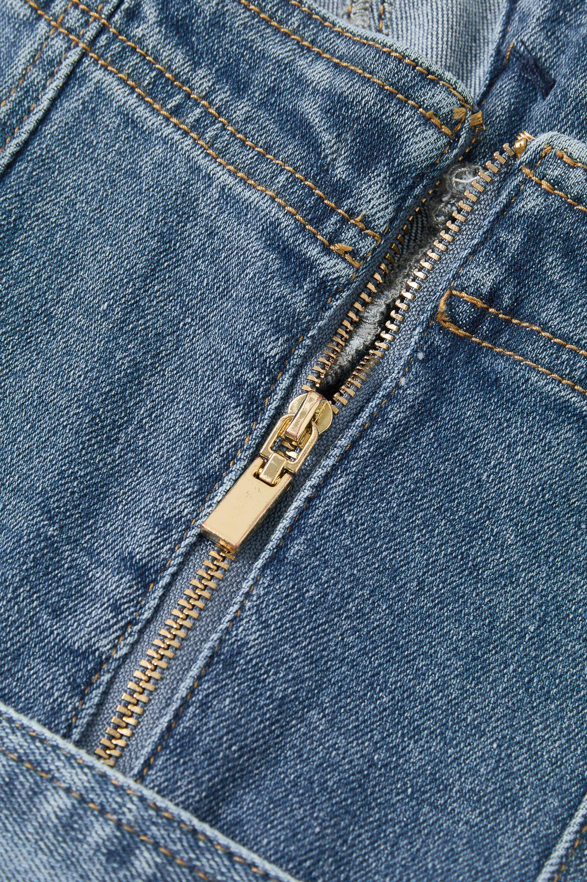 A Favorite Heloise Denim Button Down Midi Dress with Waist Tie