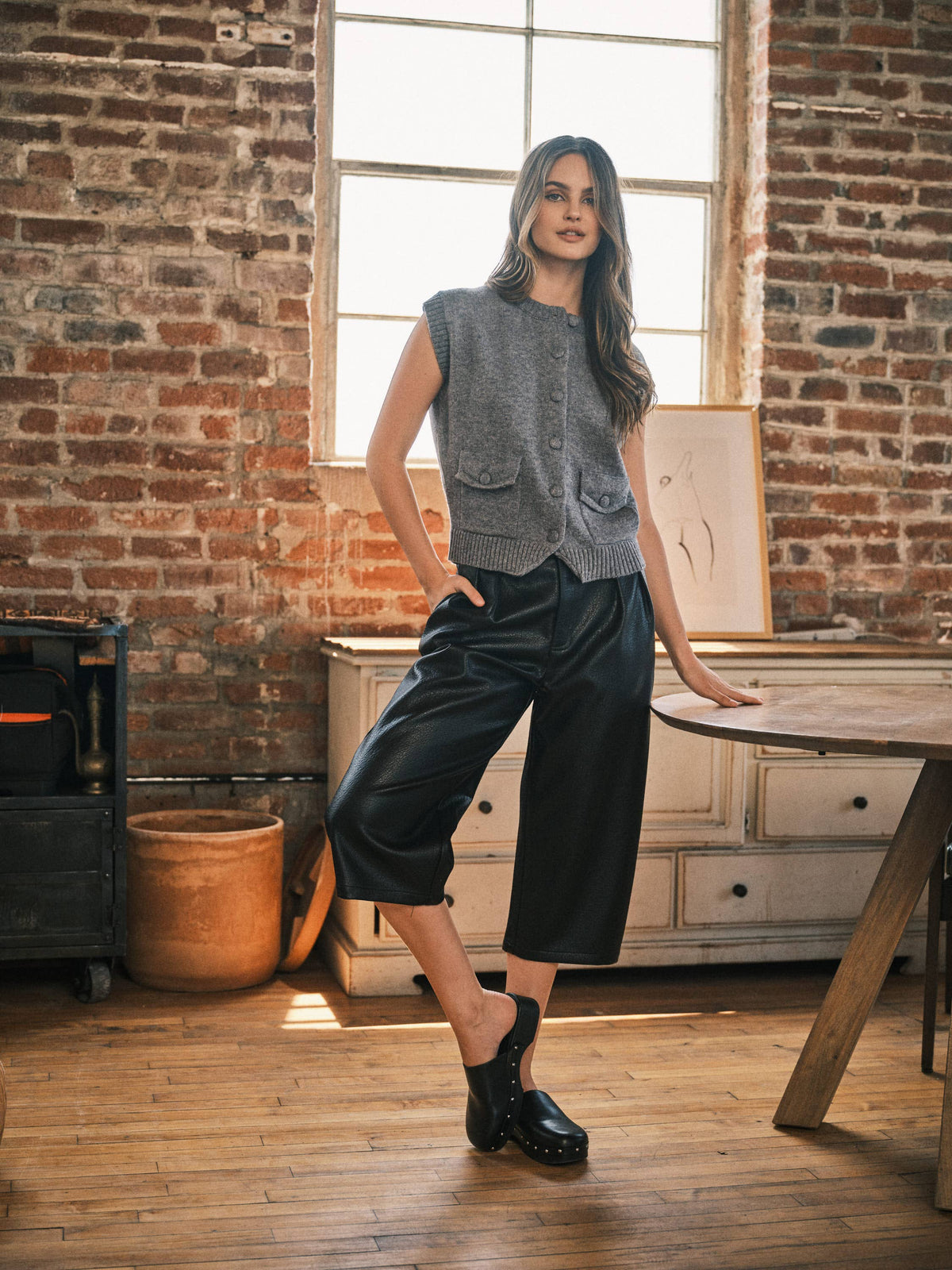 A Favorite Button Down Sweater Vest