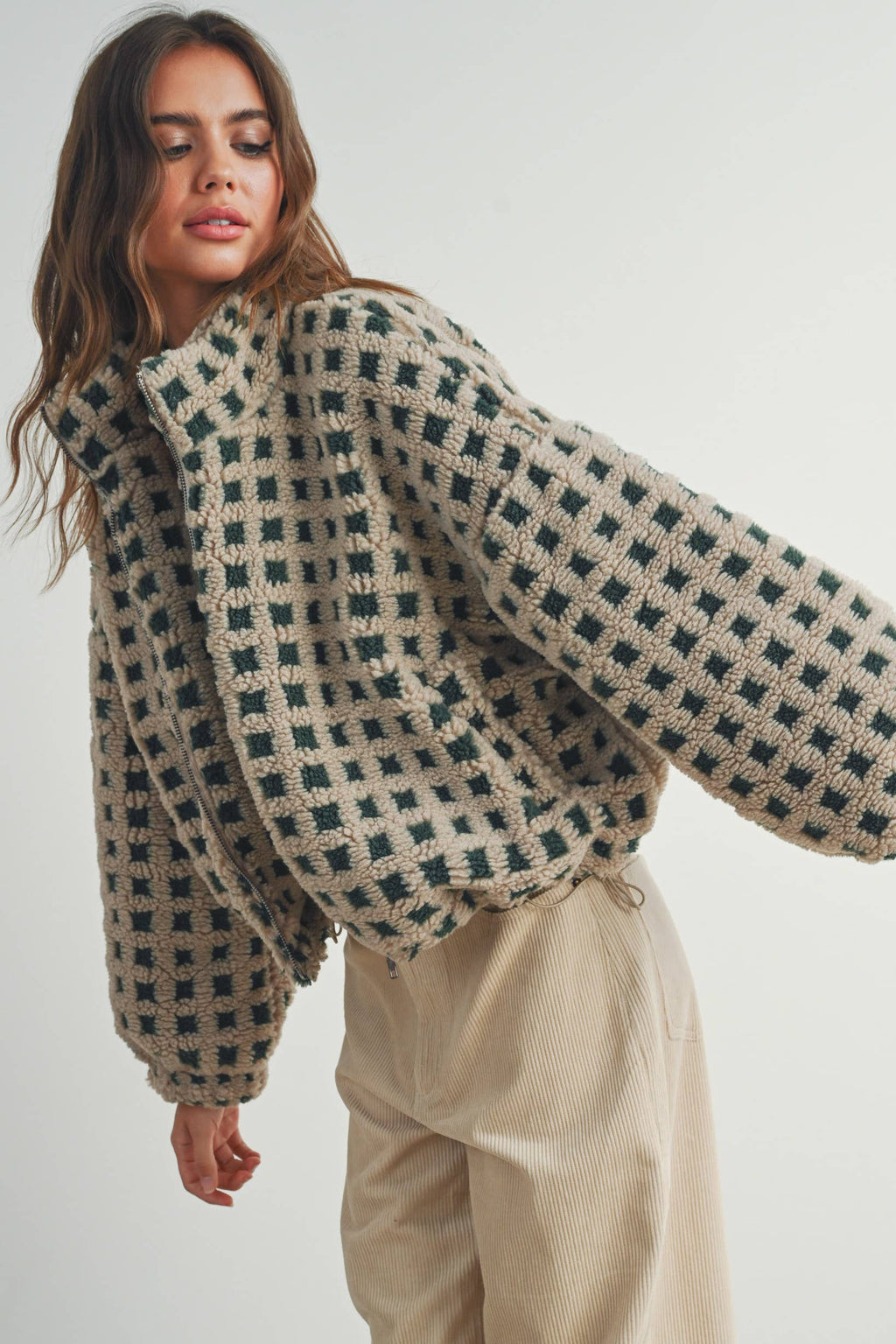 A Breck Check Sherpa