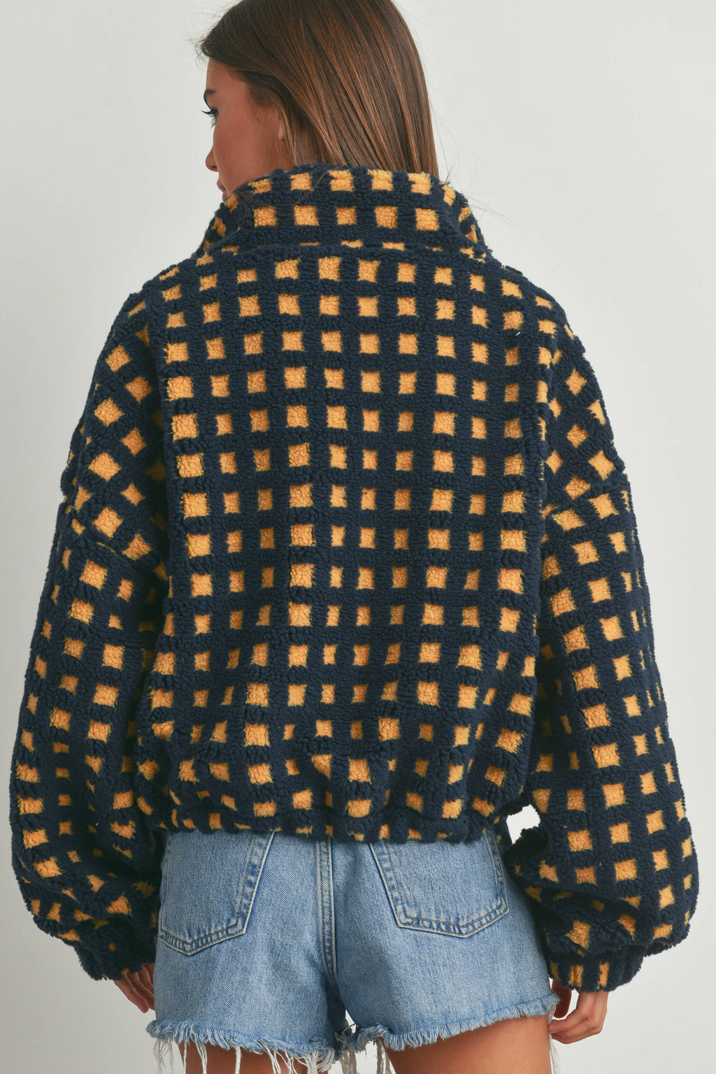 A Breck Check Sherpa
