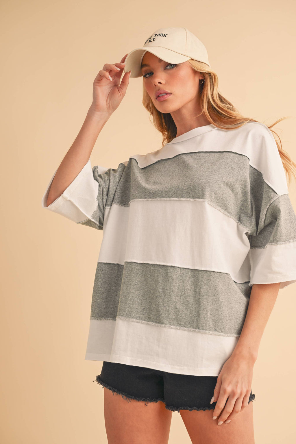 AEMI + CO - Polly Color Block Top