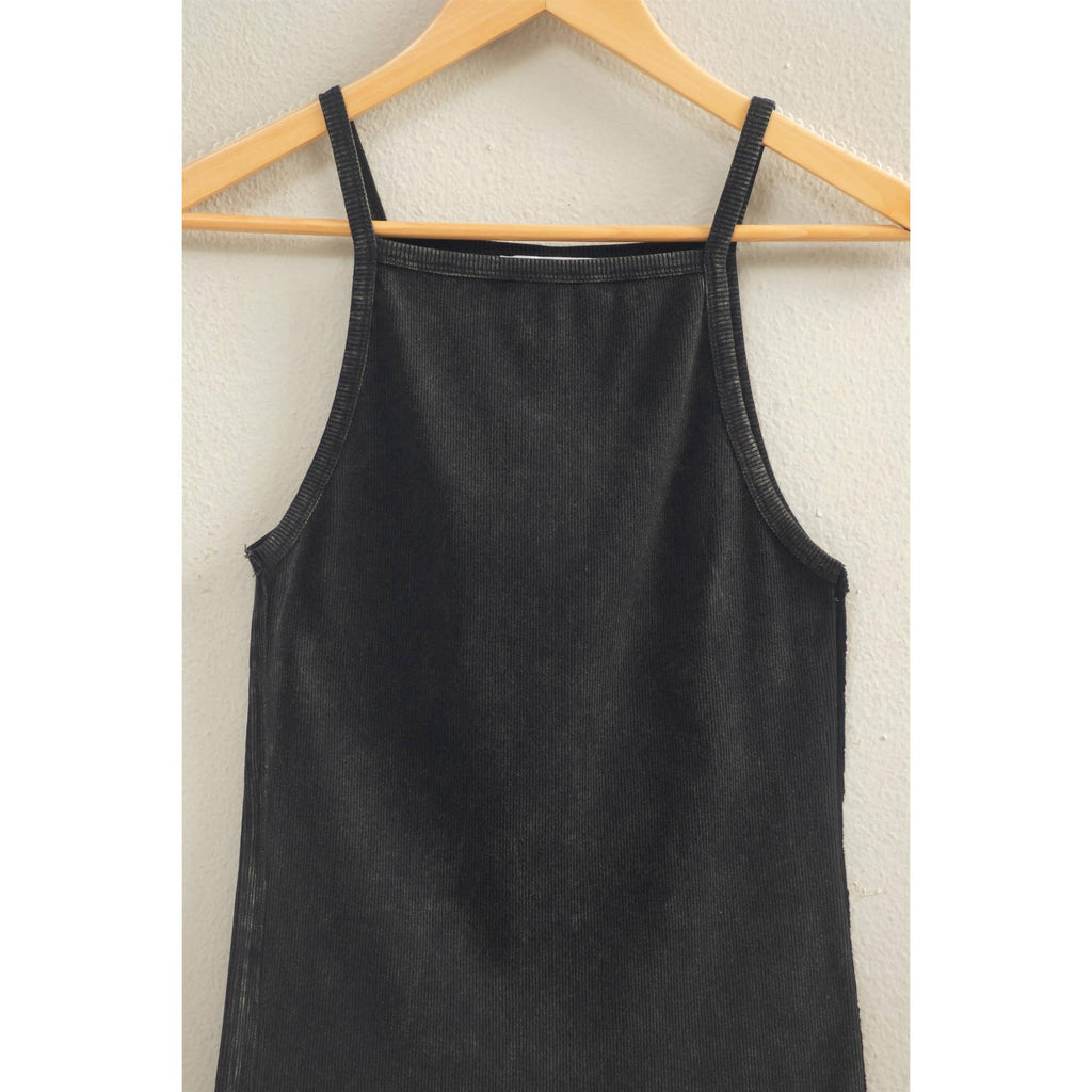 HYFVE - Square Neck Acid Wash Tank Top