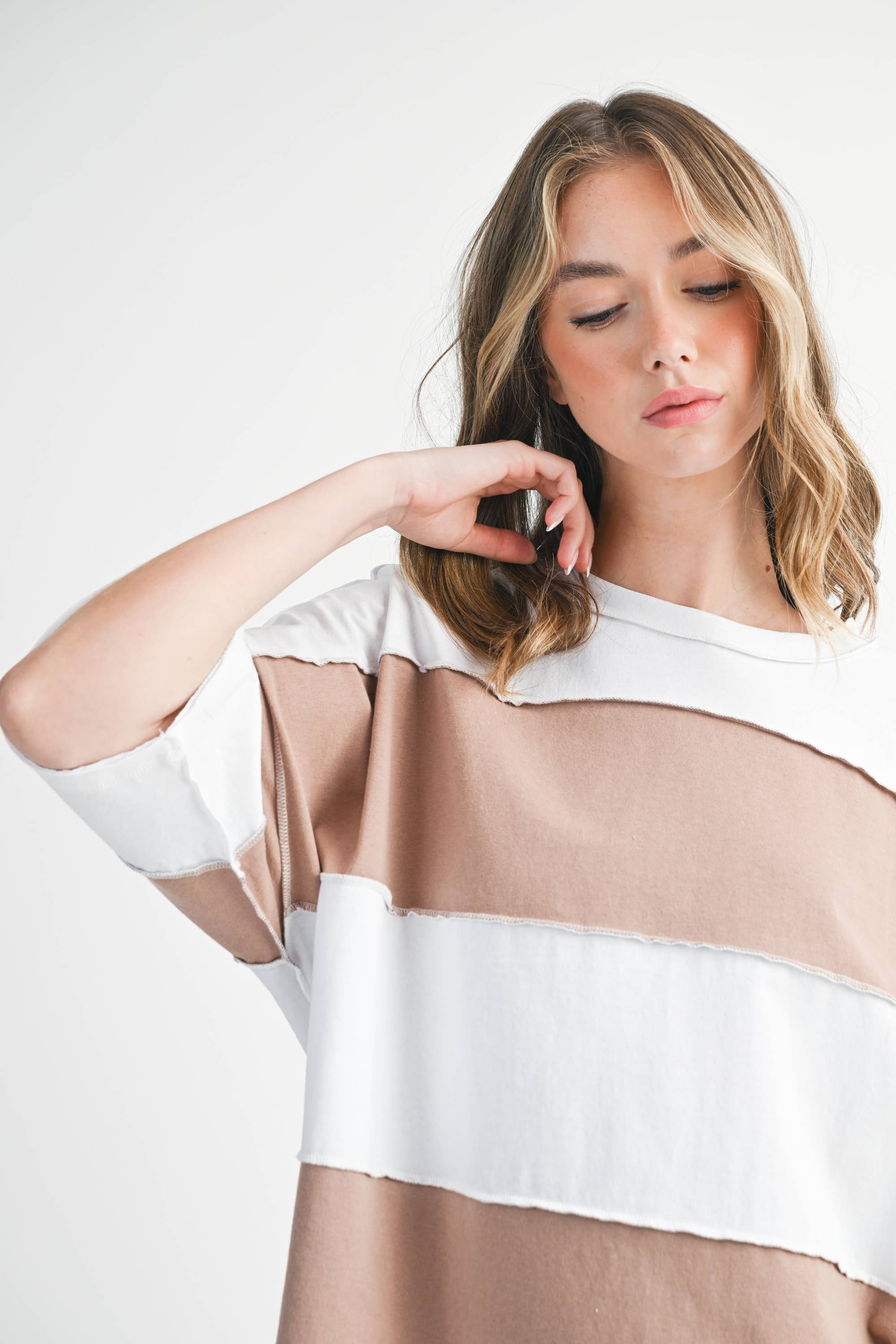 Polly Color Block Top