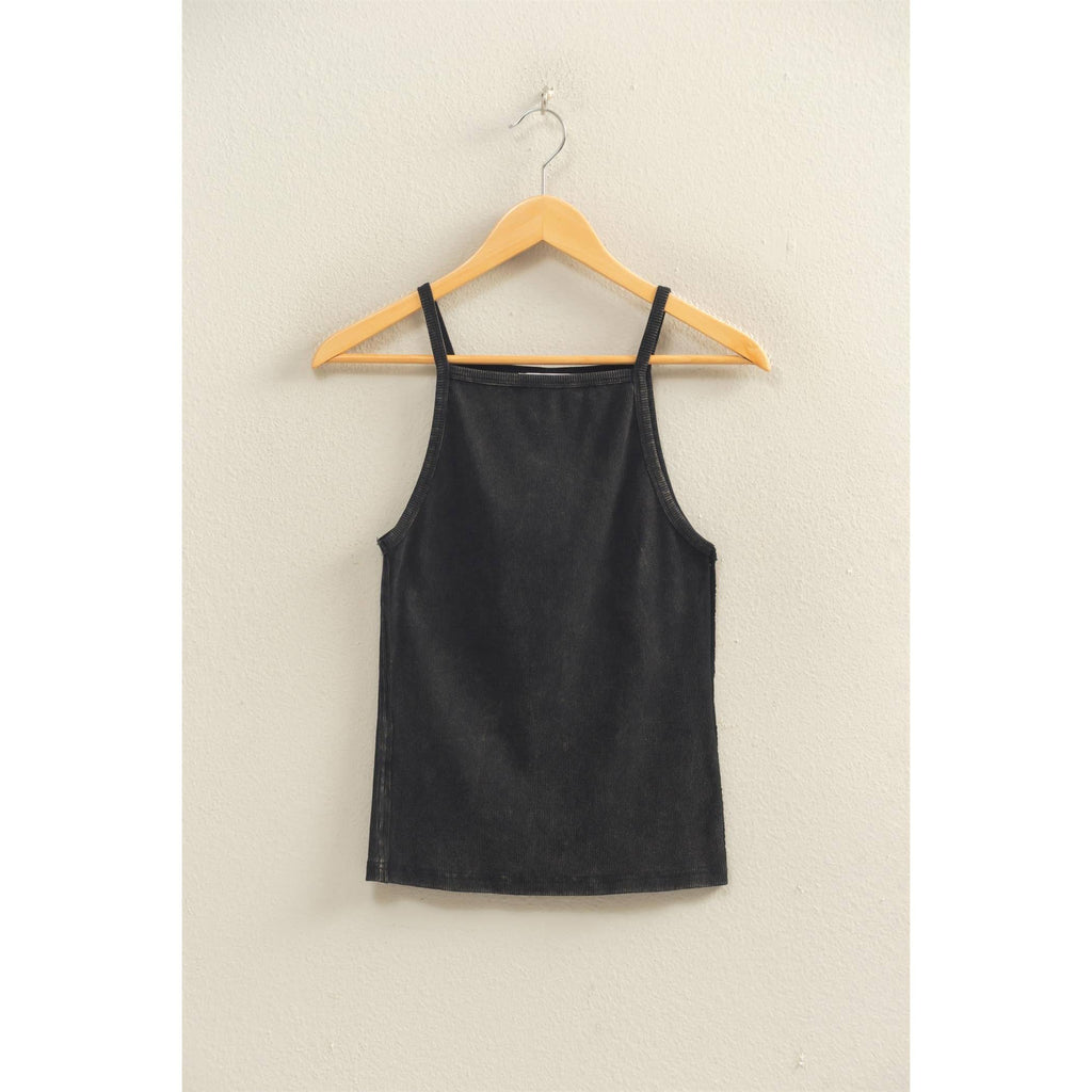 HYFVE - Square Neck Acid Wash Tank Top