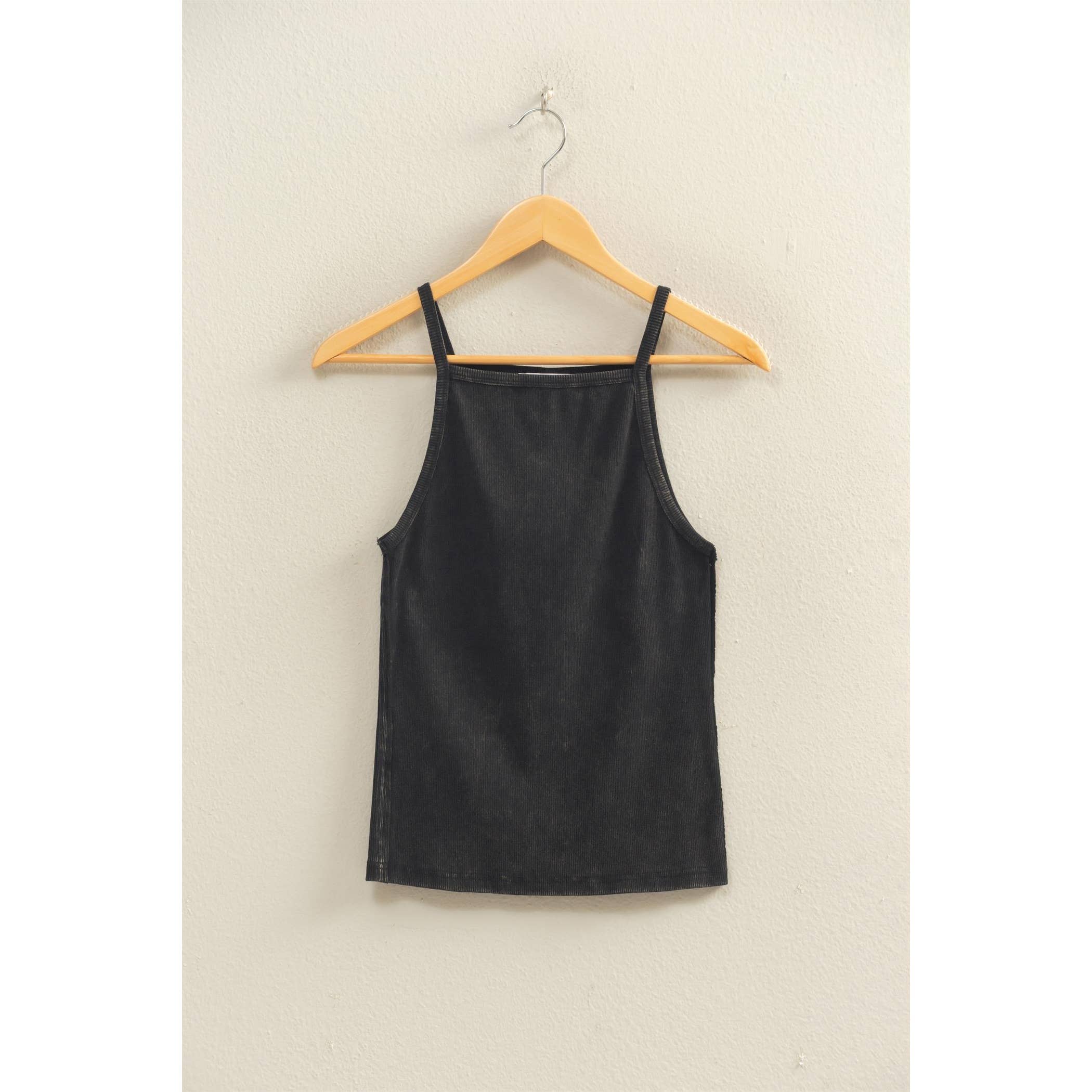 HYFVE - Square Neck Acid Wash Tank Top