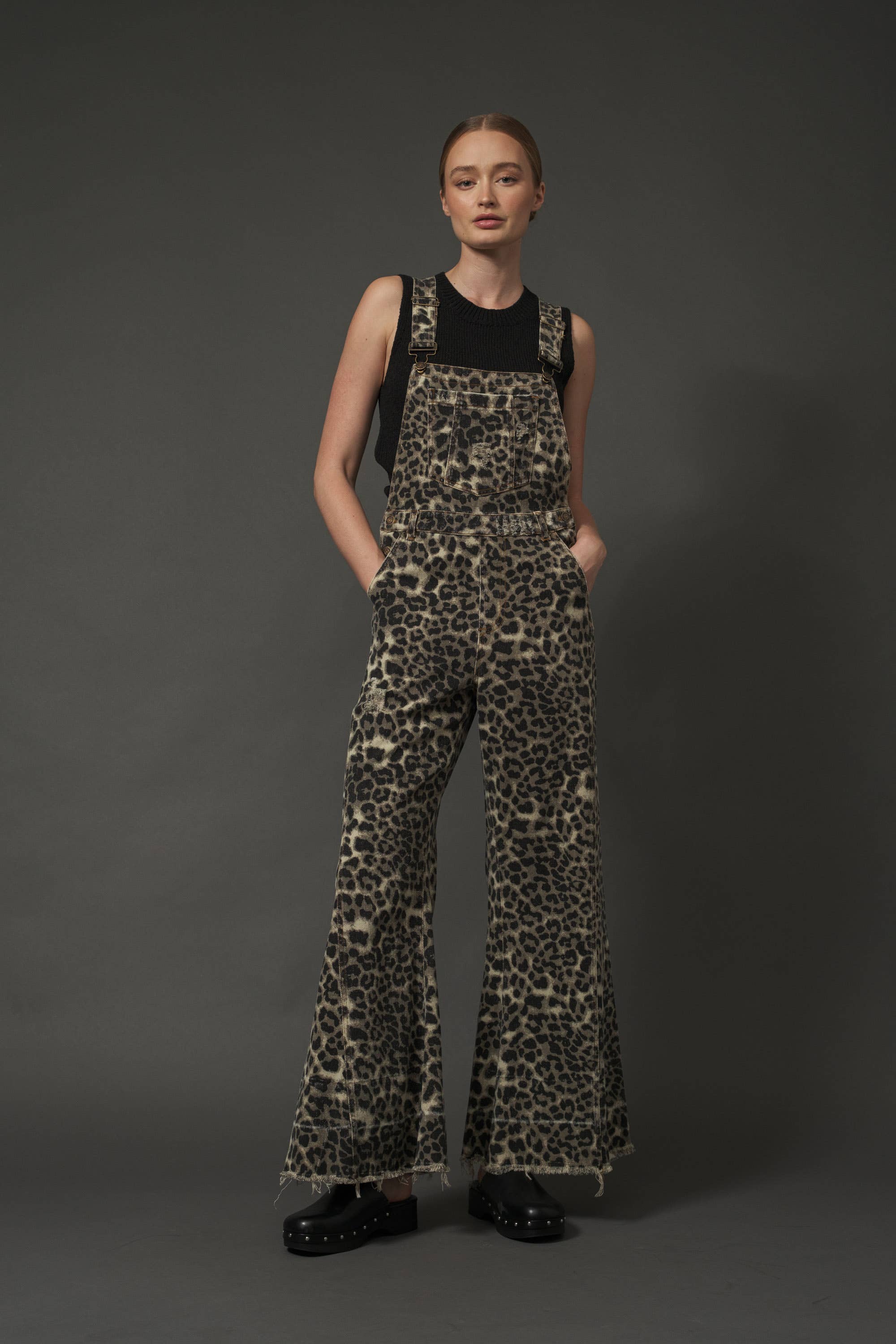 Aaron & Amber - MAP2207 Milly Wide Leg Denim Overall