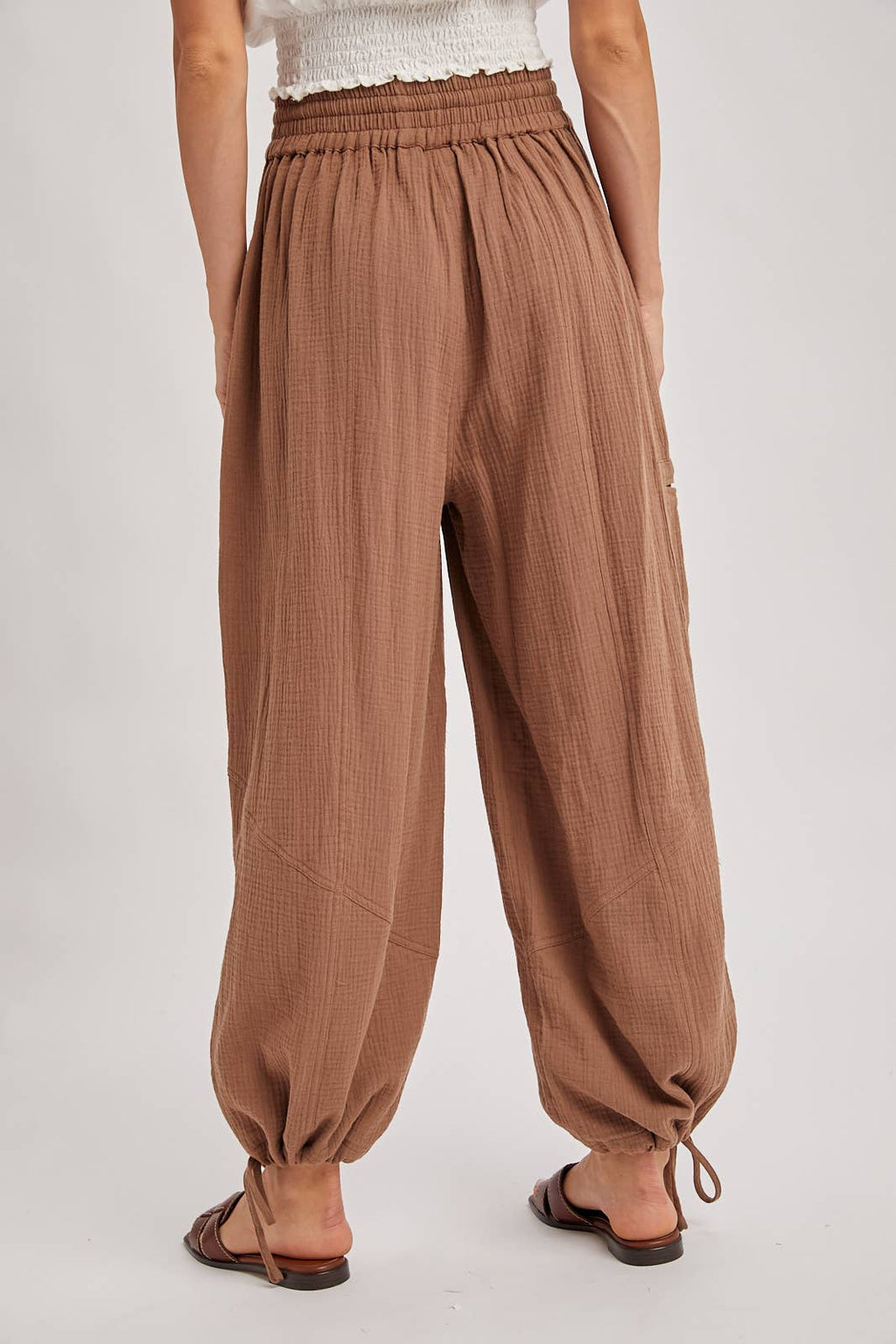 Bluivy - JOGGER HAREM DRAWSTRING PANTS