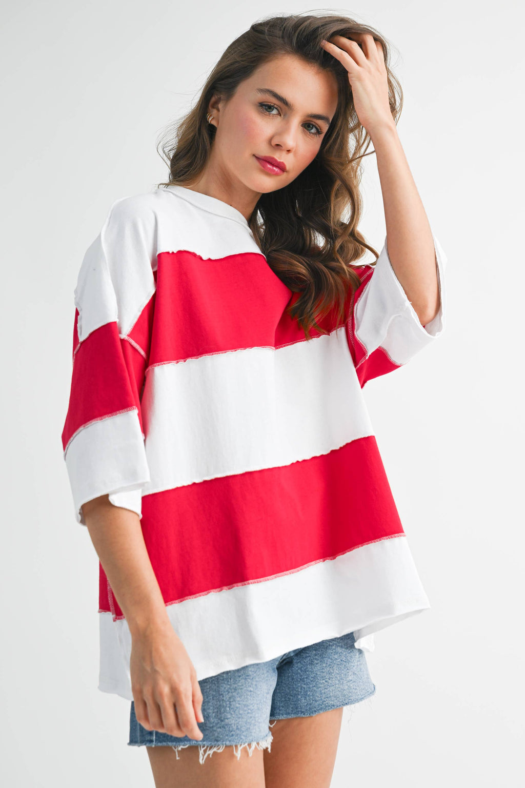 Polly Color Block Top