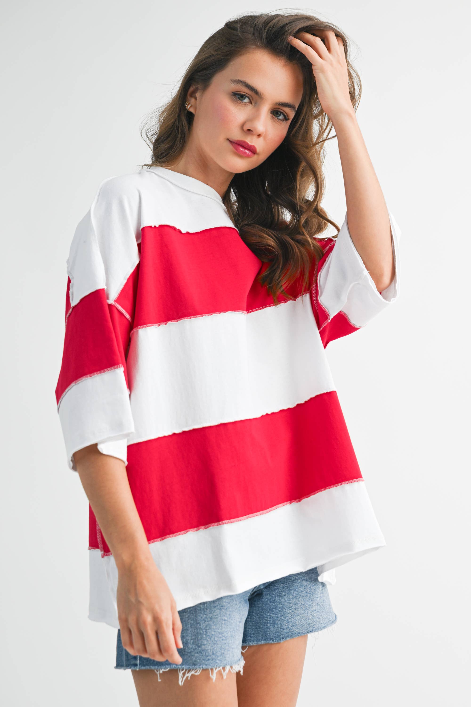 Polly Color Block Top
