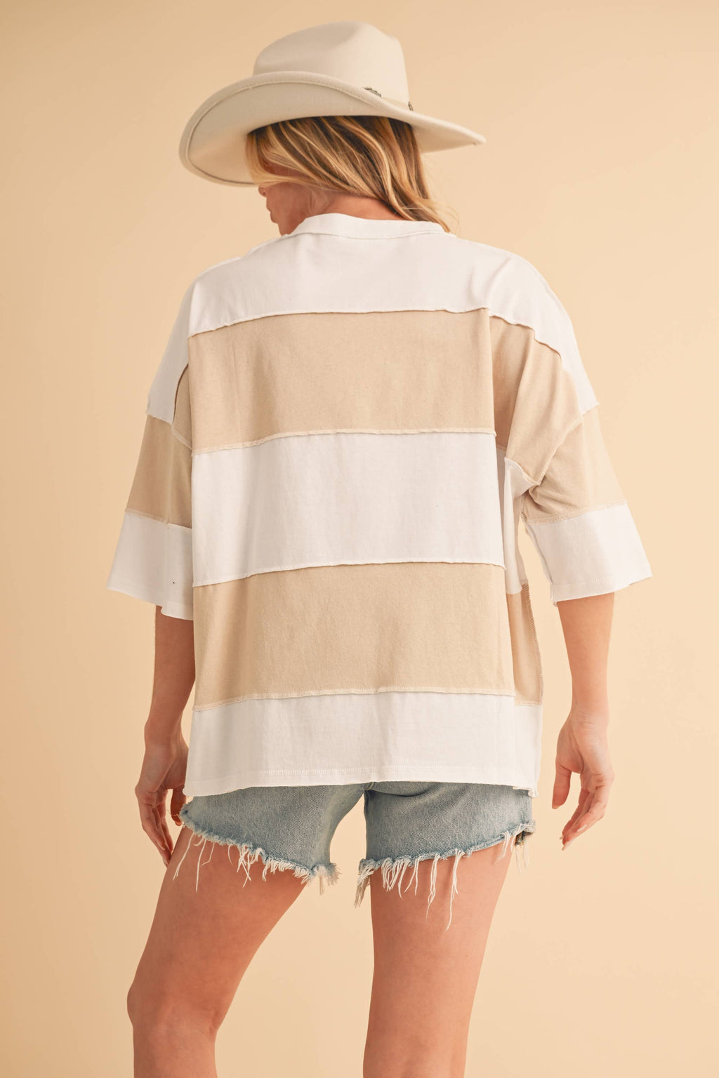 AEMI + CO - Polly Color Block Top