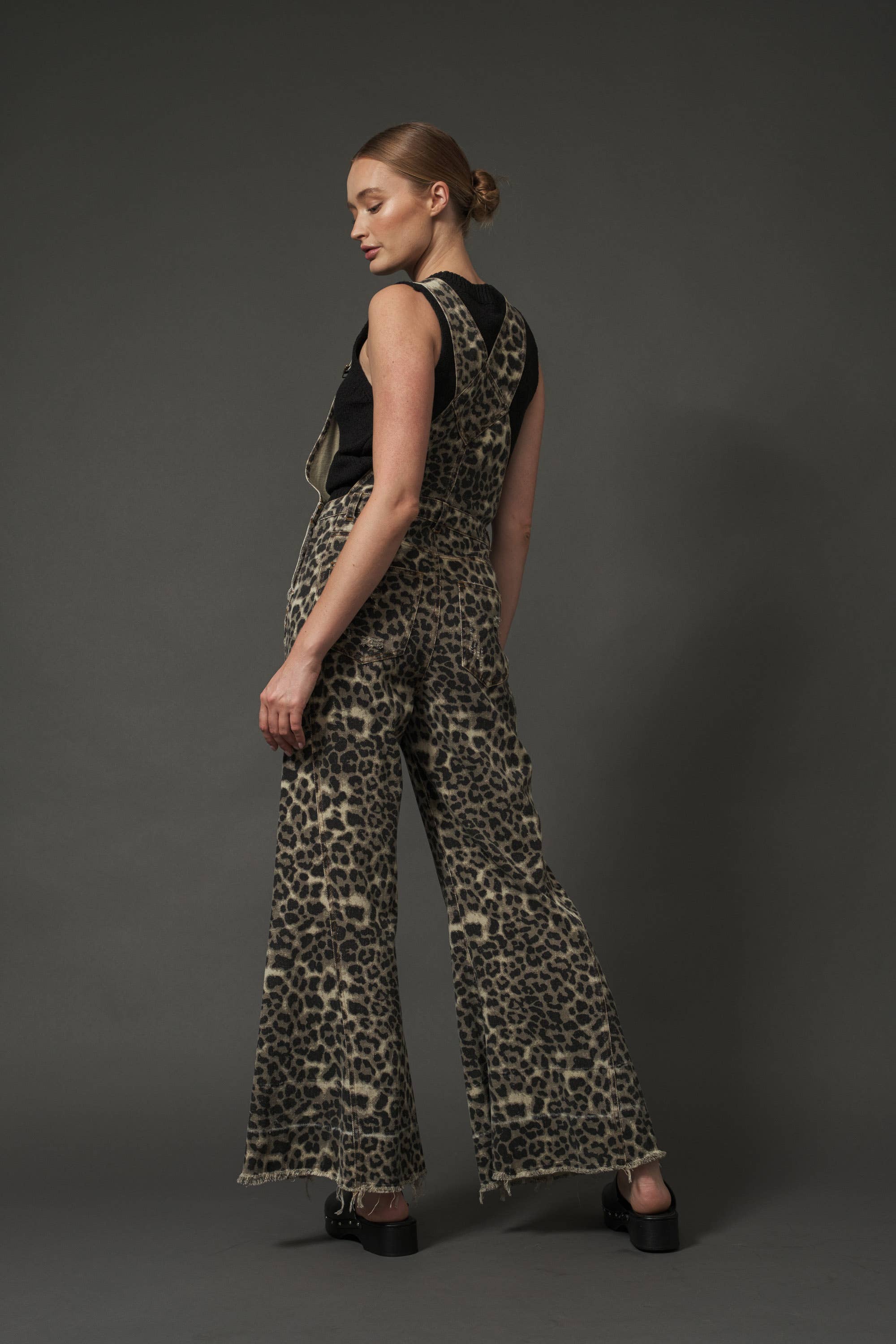Aaron & Amber - MAP2207 Milly Wide Leg Denim Overall