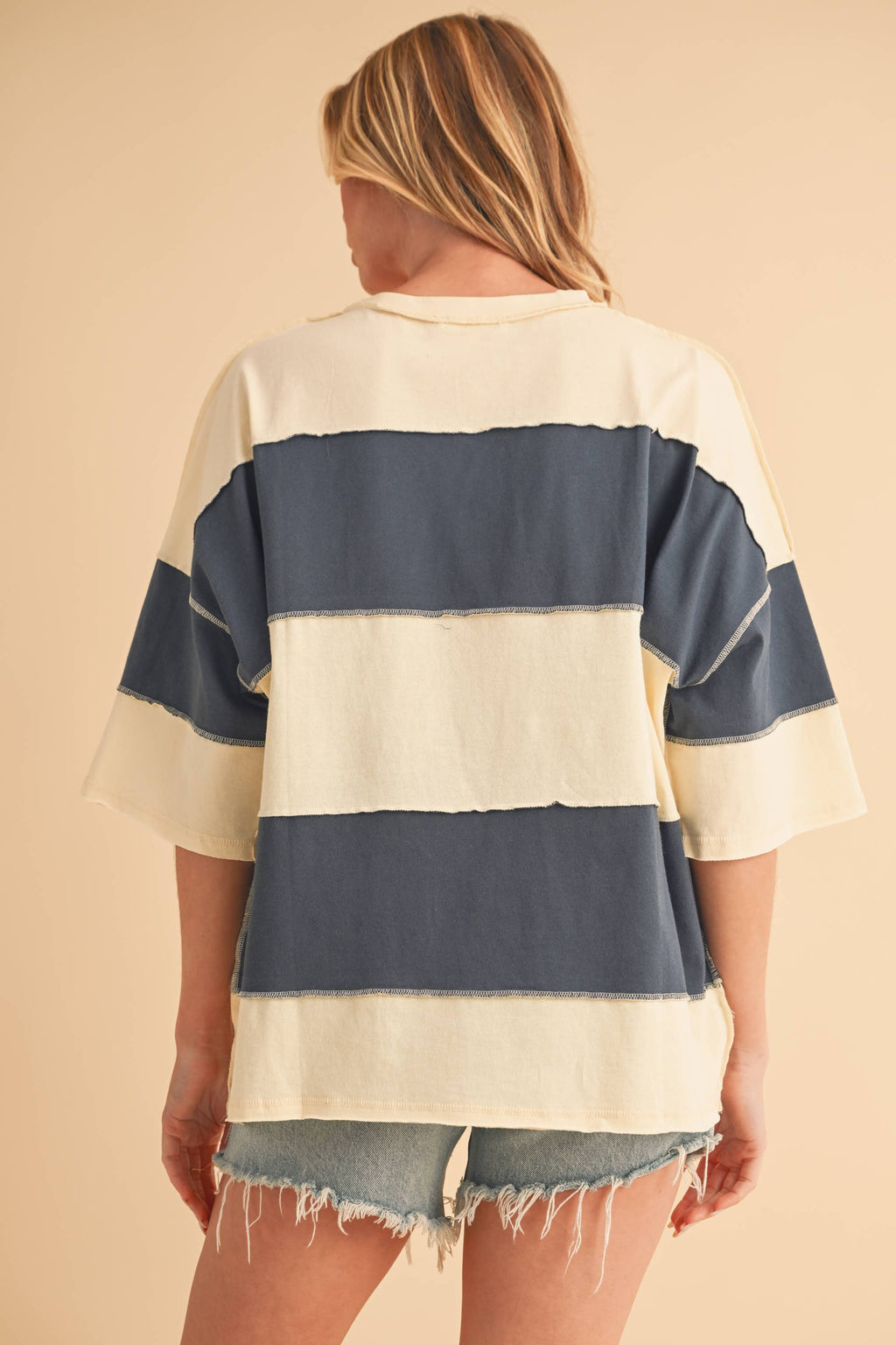 AEMI + CO - Polly Color Block Top