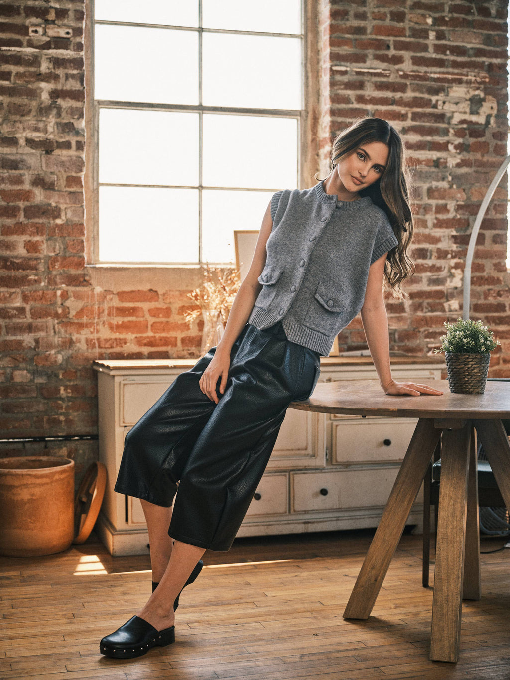 A Favorite Button Down Sweater Vest