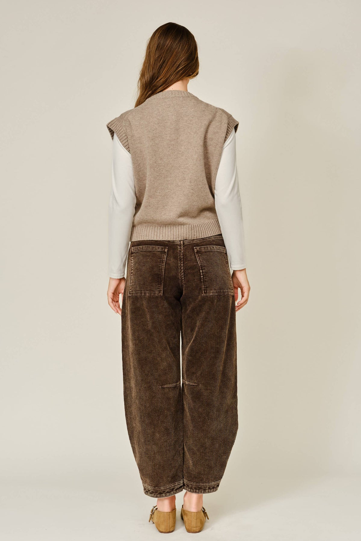 A Favorite Button Down Sweater Vest
