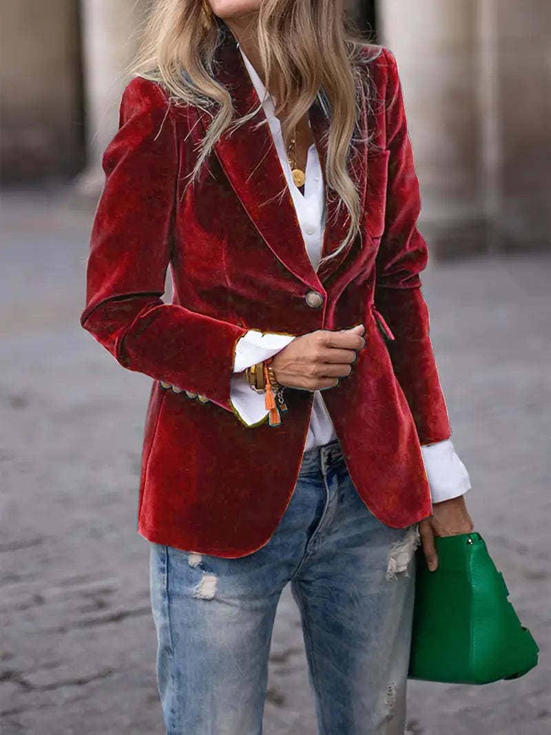 A Velvet Blazer