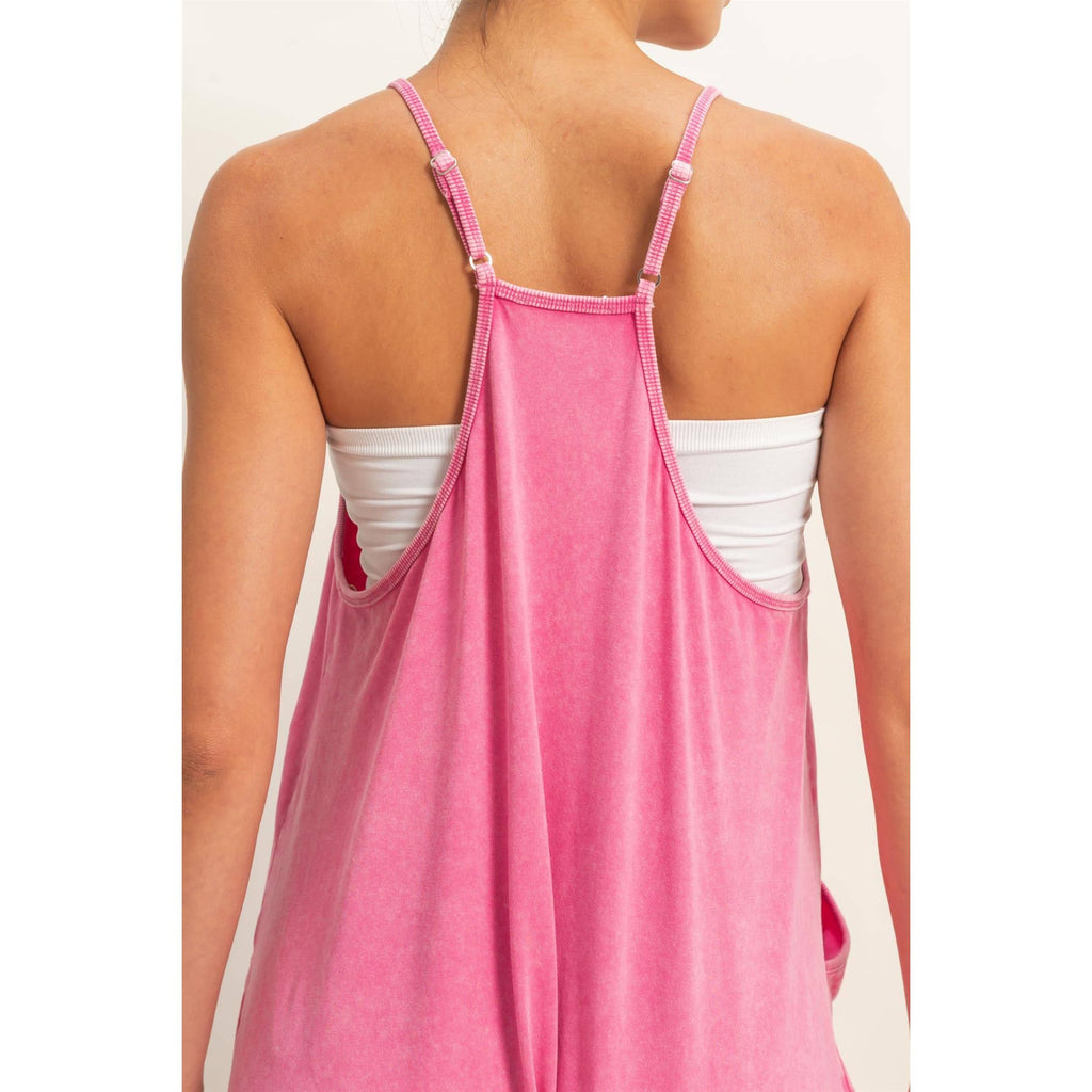HYFVE - Mineral Wash Spaghetti Strap Jumpsuit