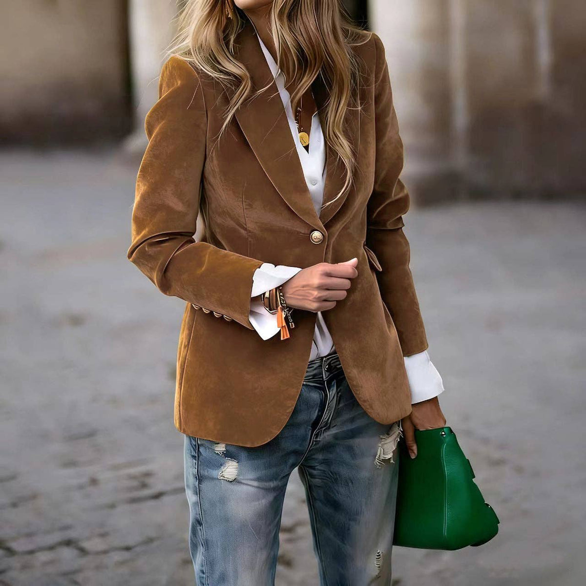 A Velvet Blazer