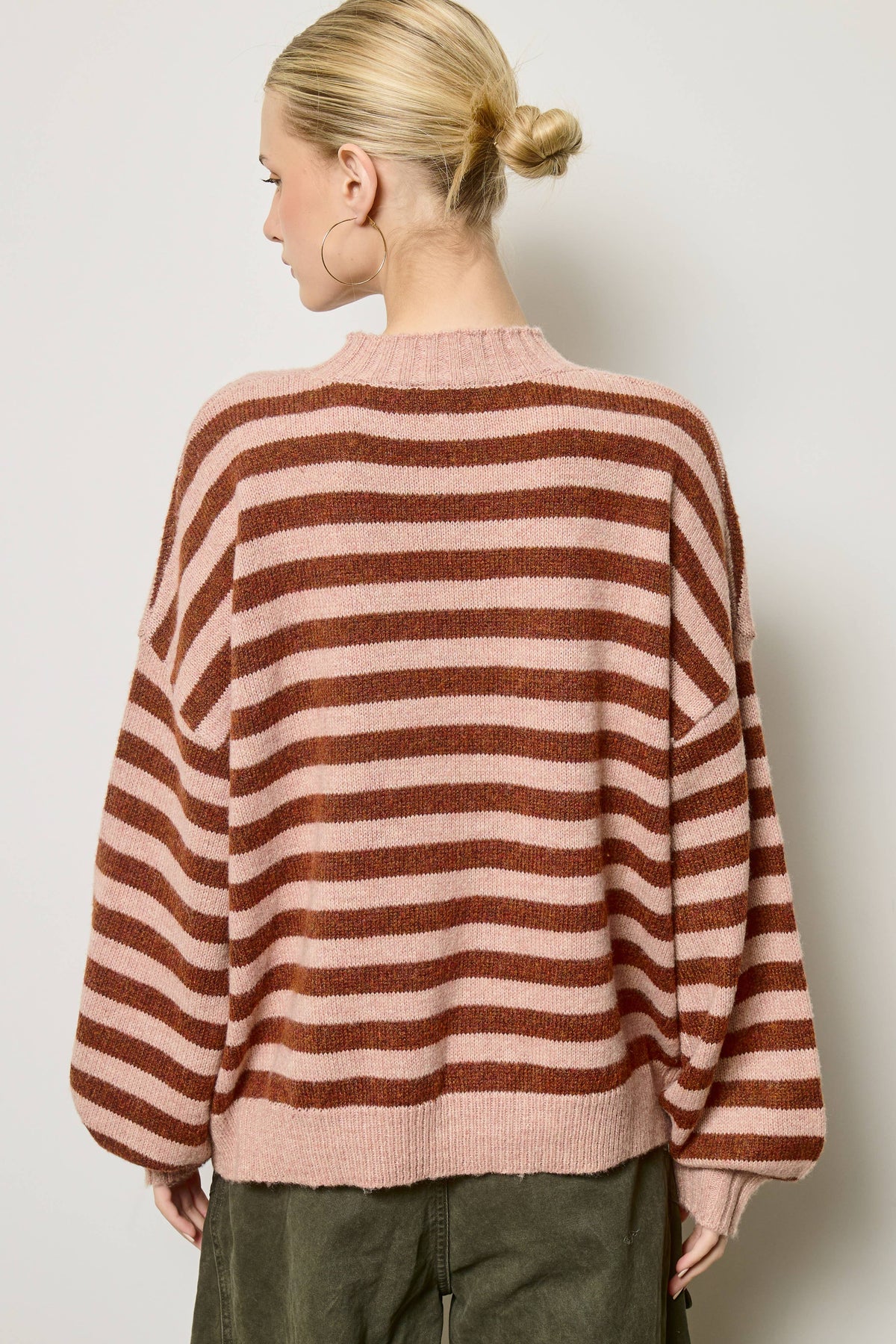 A Slouchy Stripe Sweater