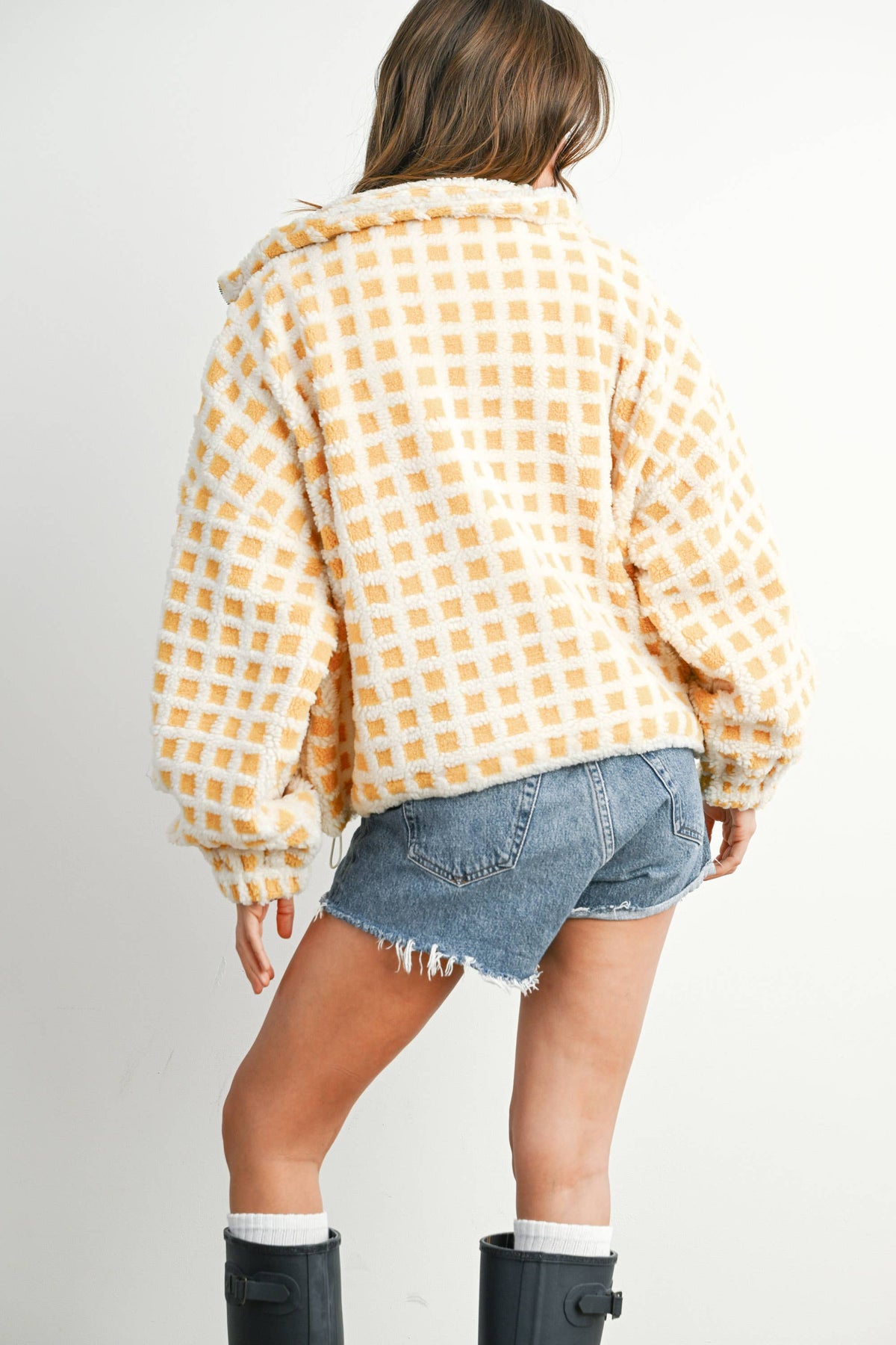A Breck Check Sherpa