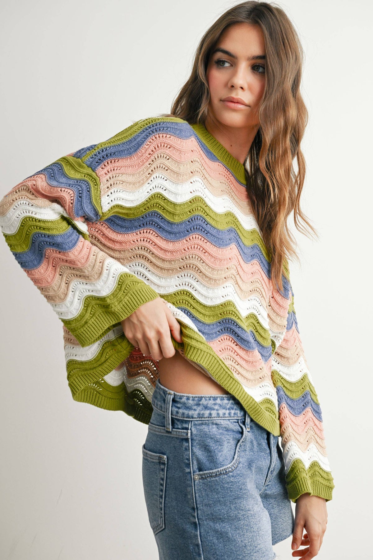 Color Block Sweater