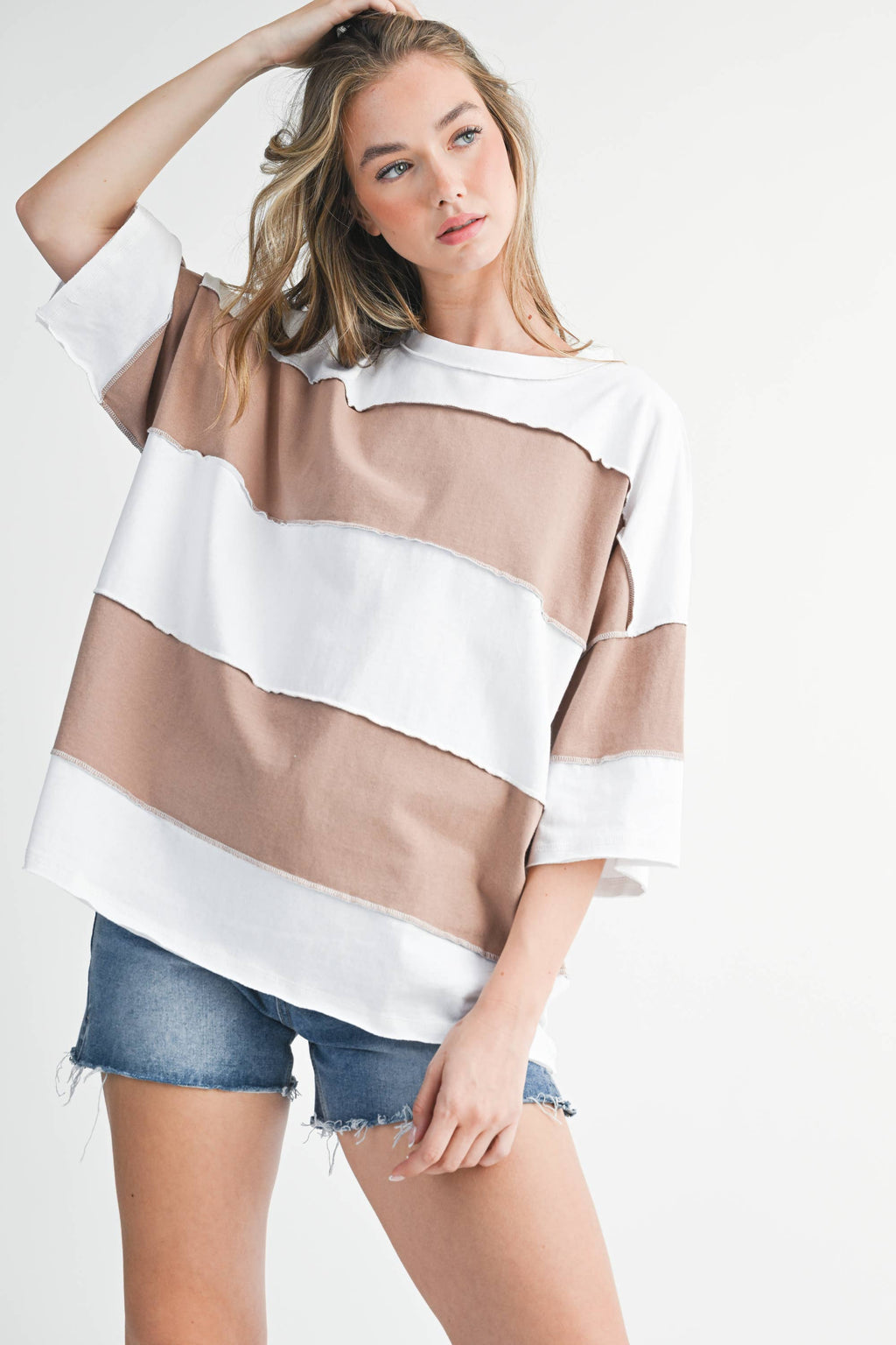 Polly Color Block Top