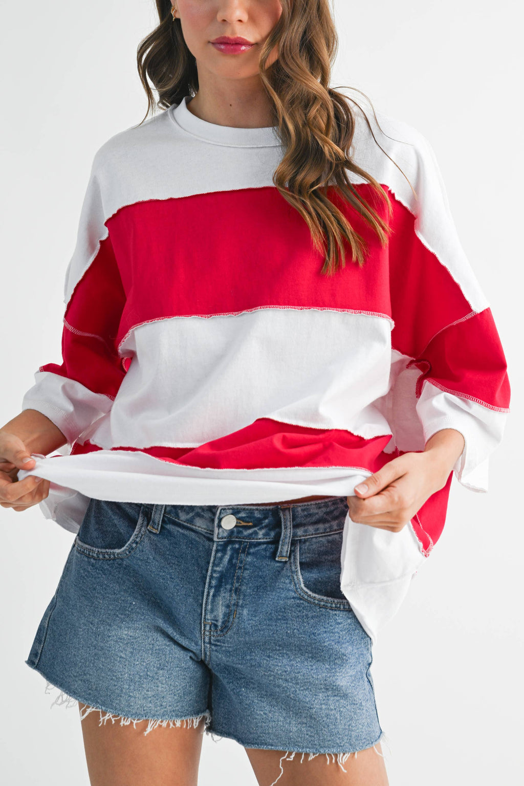 Polly Color Block Top
