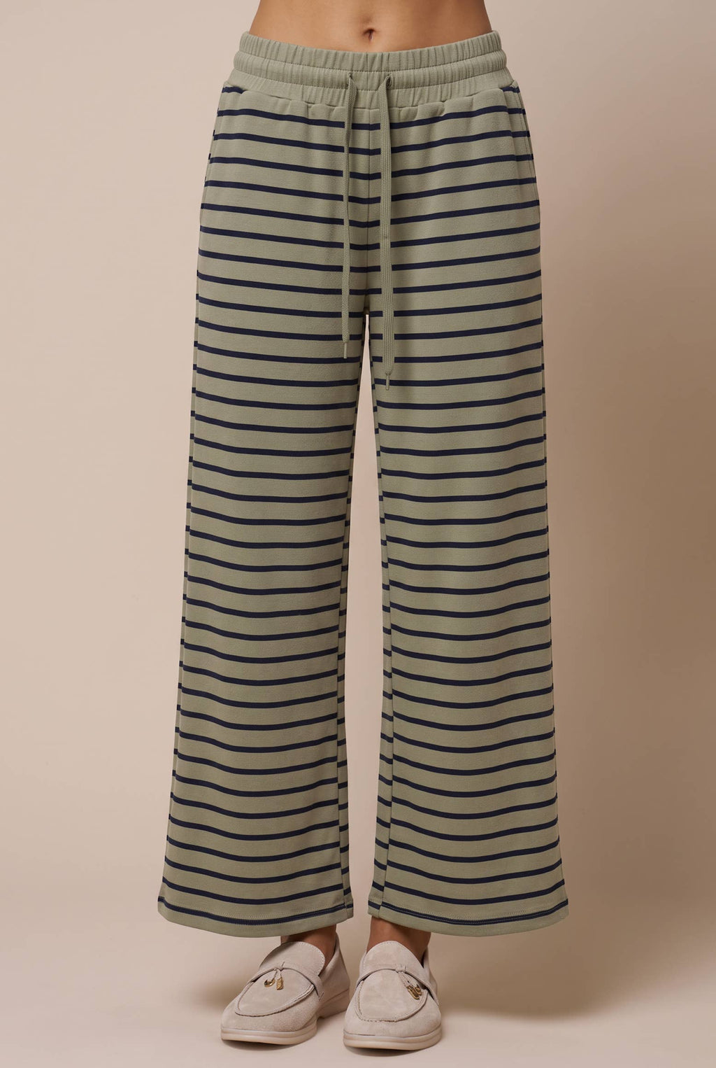 Stripe Drawstring Bottoms