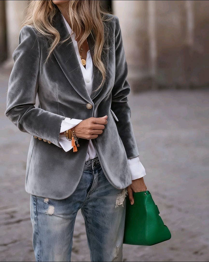 A Velvet Blazer