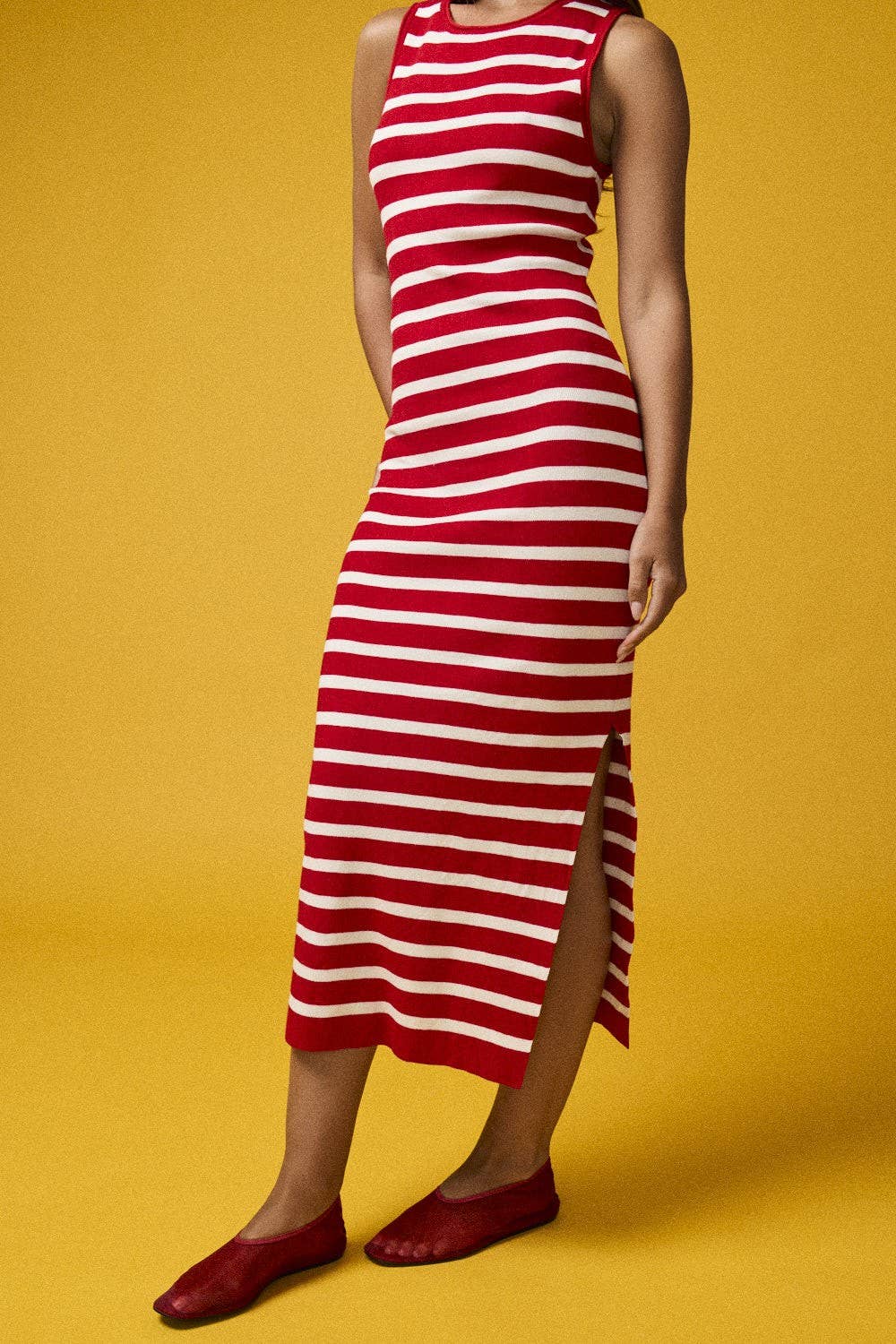 Papermoon - Isla Striped Midi Dress