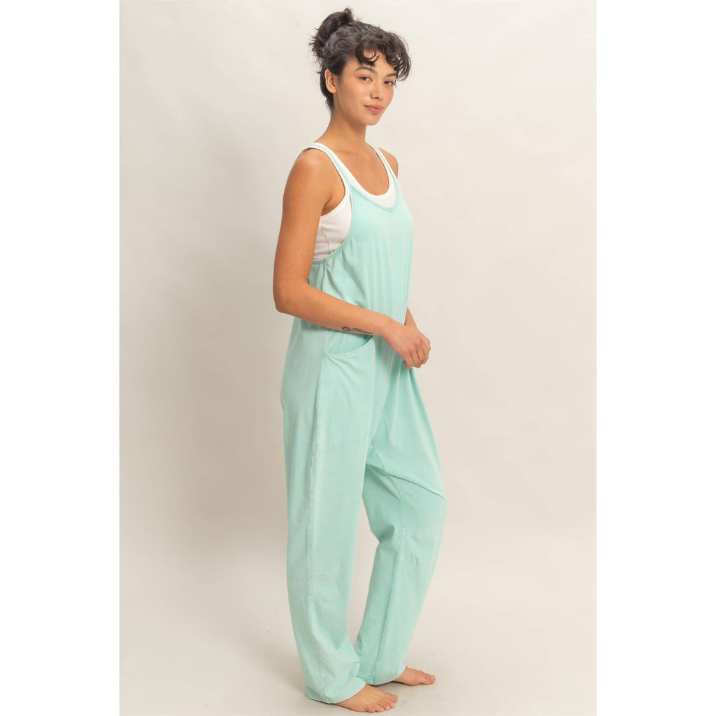 HYFVE - Mineral Wash Spaghetti Strap Jumpsuit