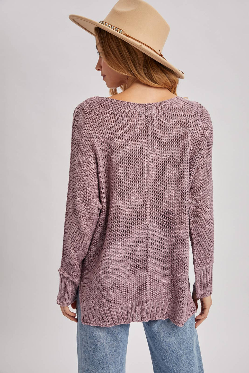 Bluivy - REVERSE SEAM LOOSE FIT SWEATER