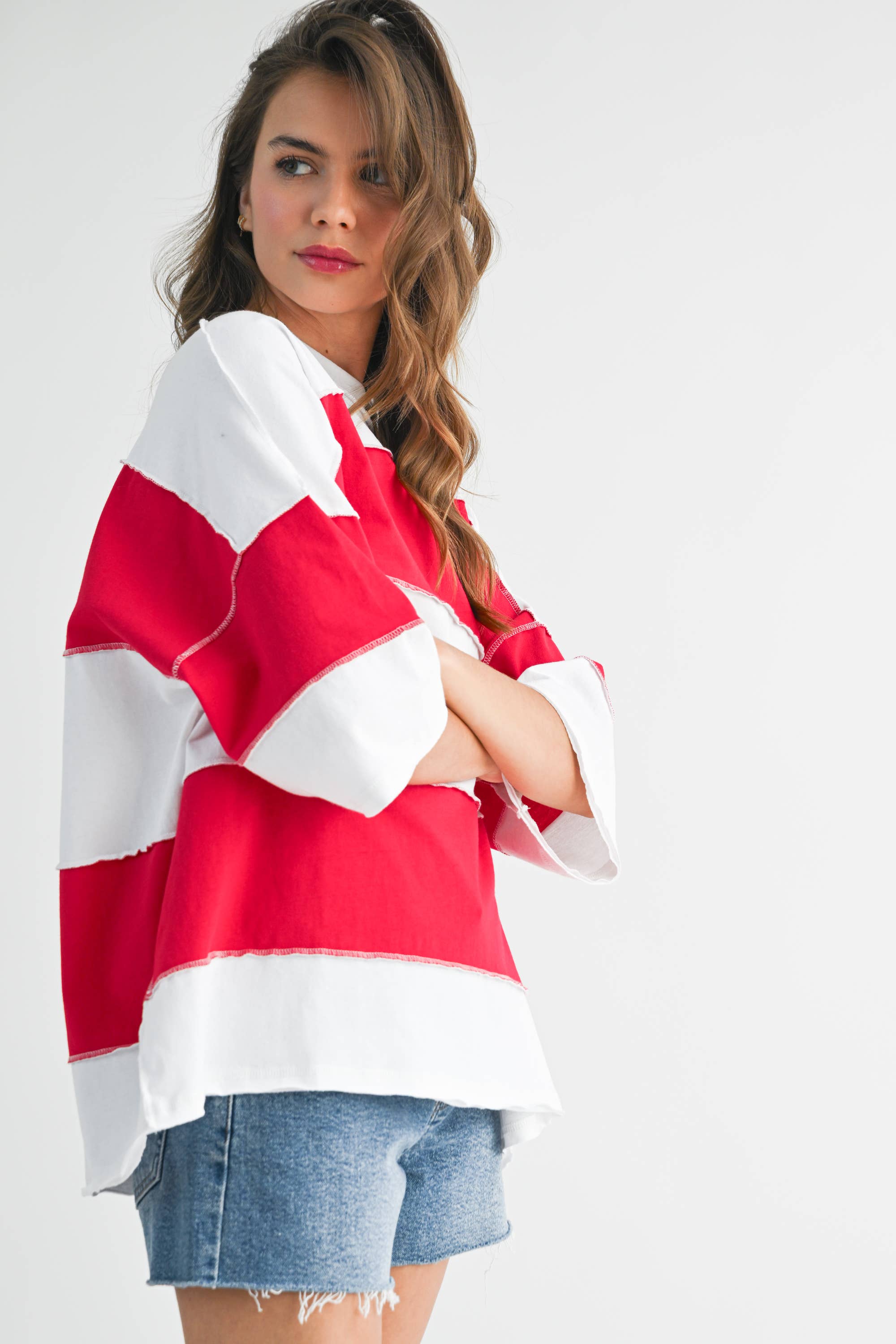 Polly Color Block Top