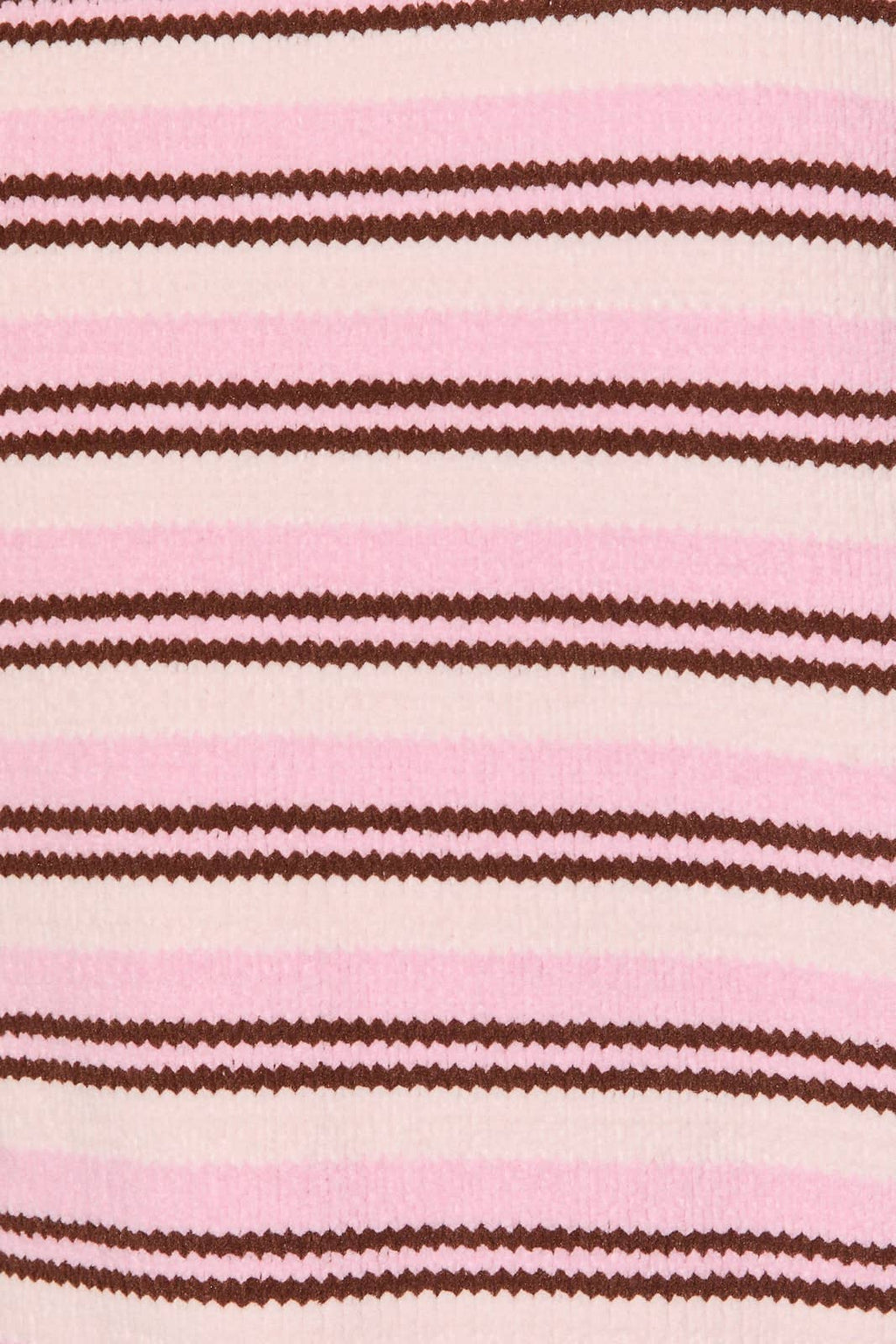 LE LIS - Striped Mock Neck Oversized Knit Sweater Top