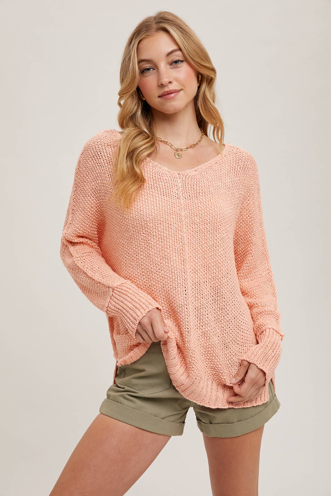Bluivy - REVERSE SEAM LOOSE FIT SWEATER