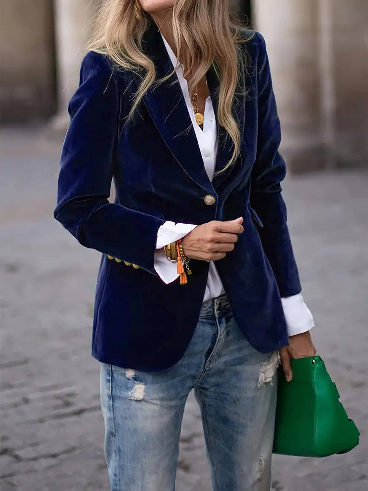 A Velvet Blazer
