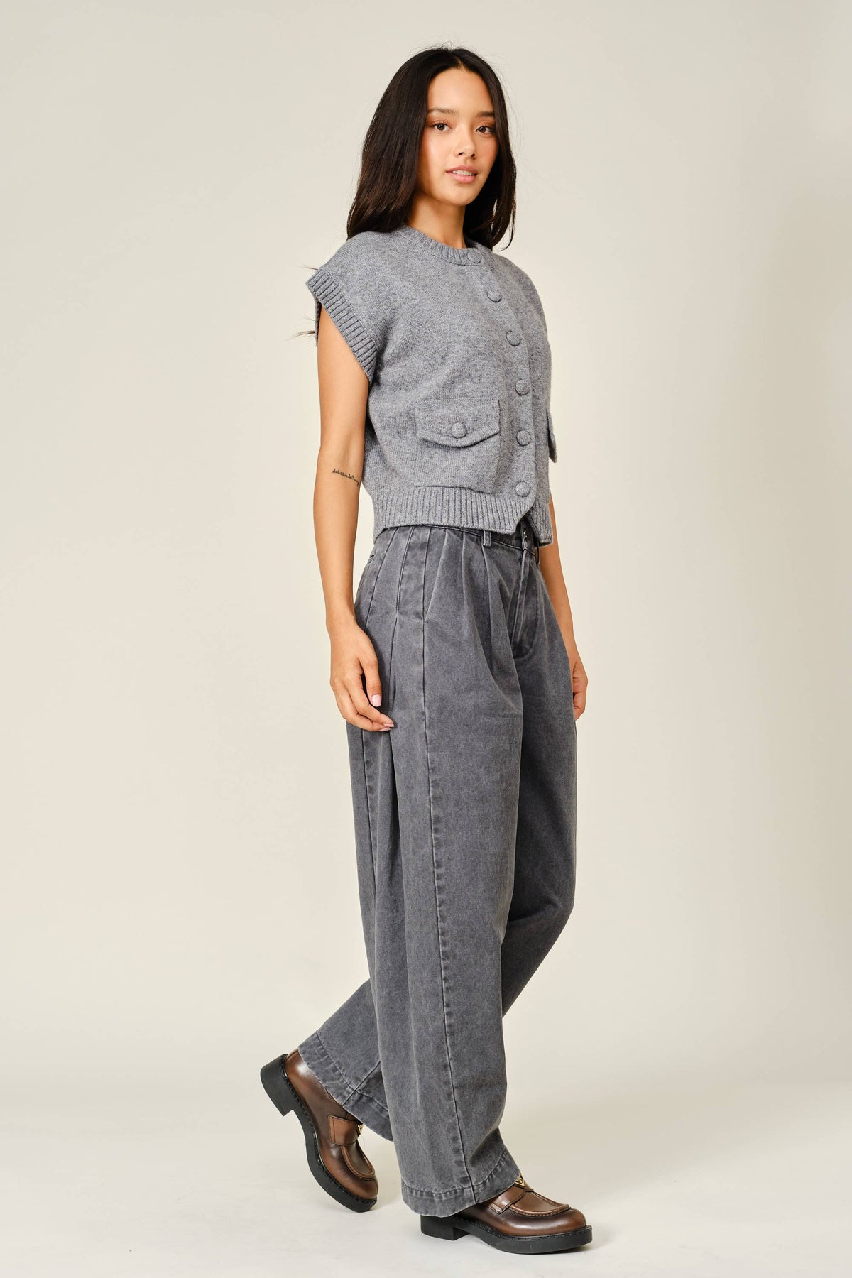 A Favorite Button Down Sweater Vest