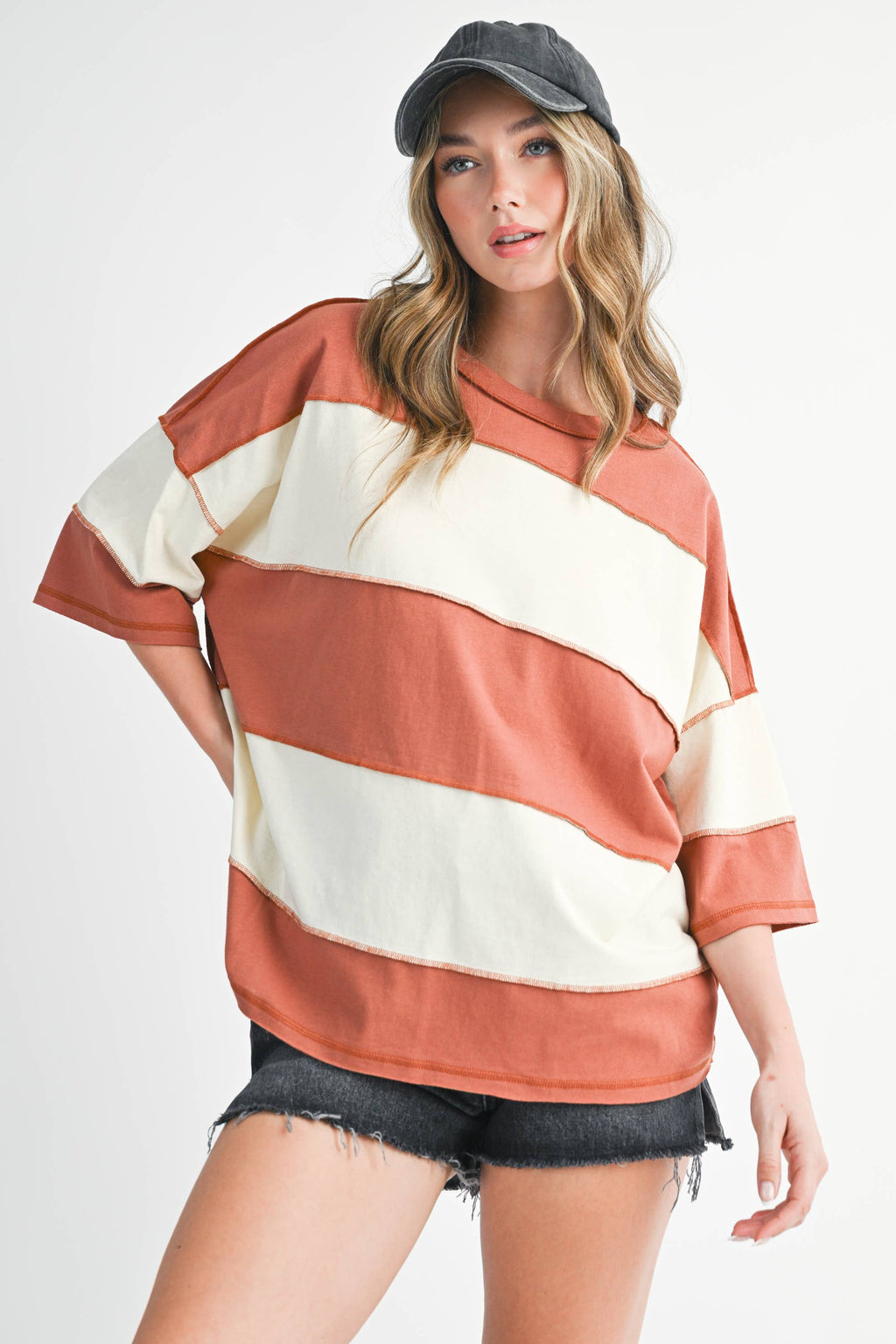 Polly Color Block Top