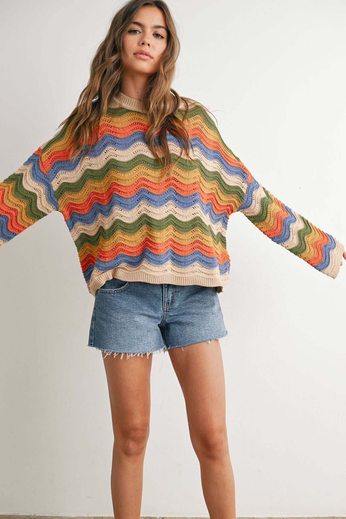 Color Block Sweater