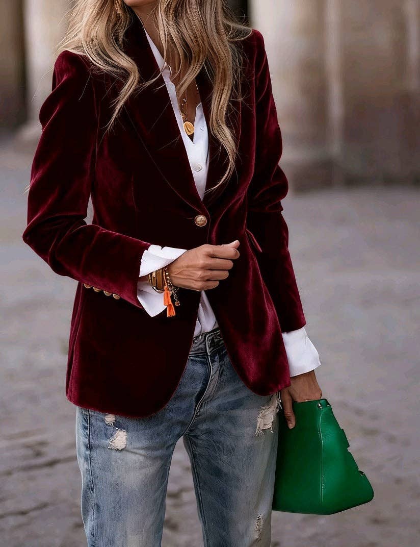 A Velvet Blazer