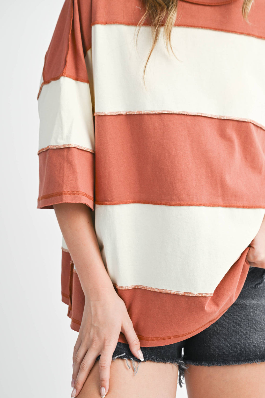 Polly Color Block Top