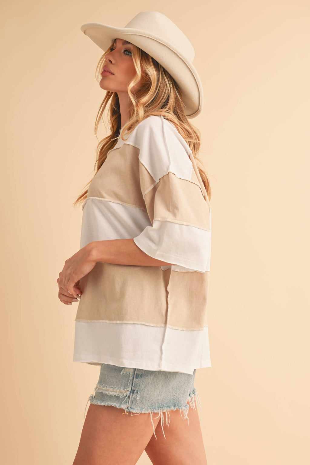 Polly Color Block Top